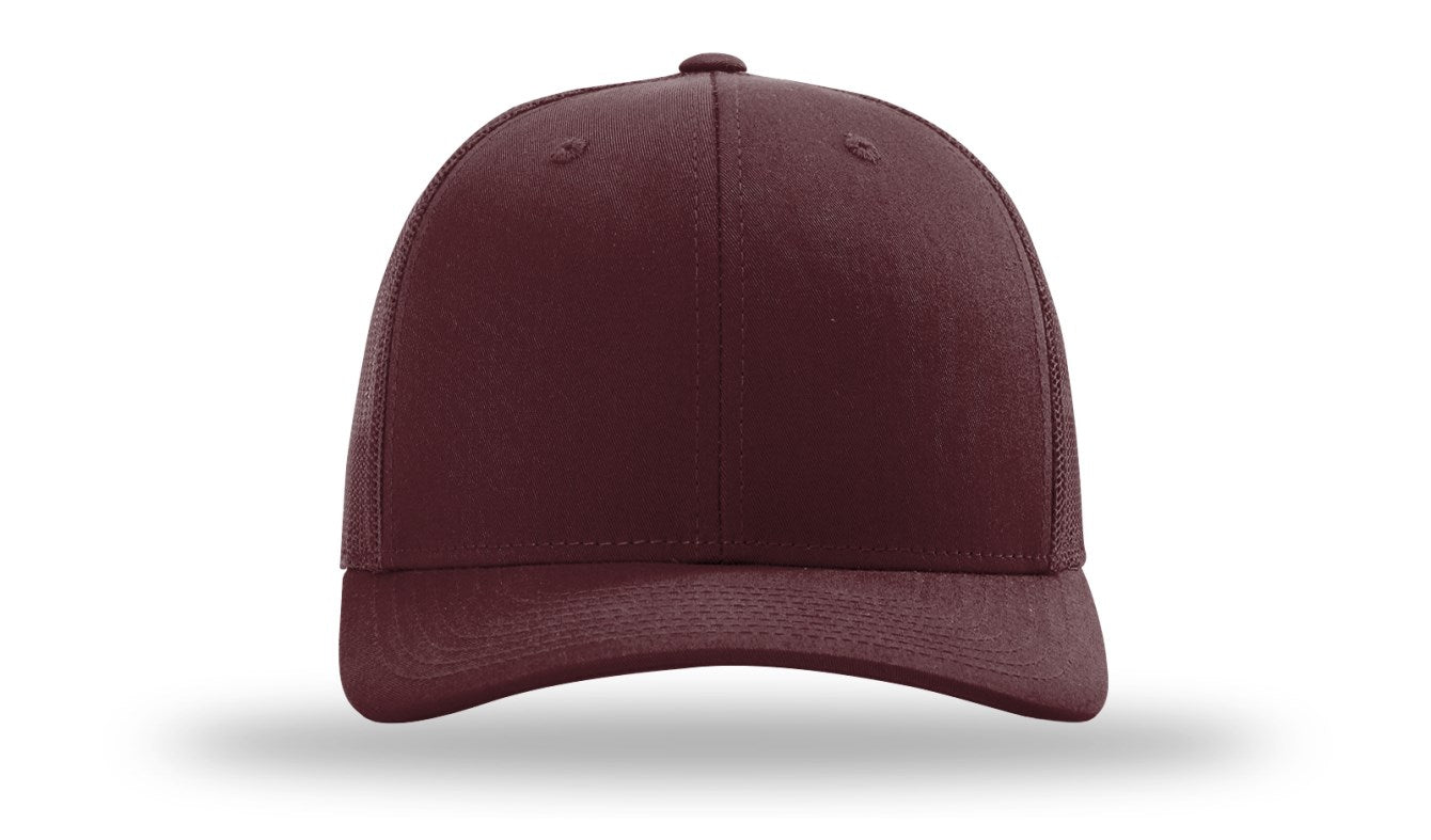Richardson 112 Custom Leather Patch Trucker Hat
