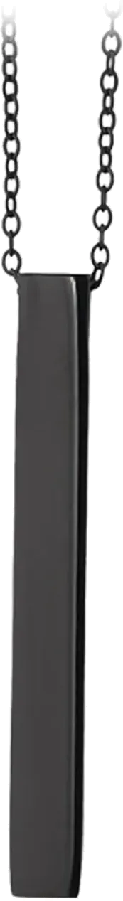 Vertical Bar Name Necklace