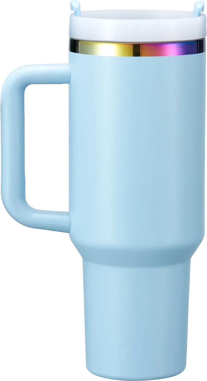 40oz Iridescent Ring Adventure Travel Tumbler