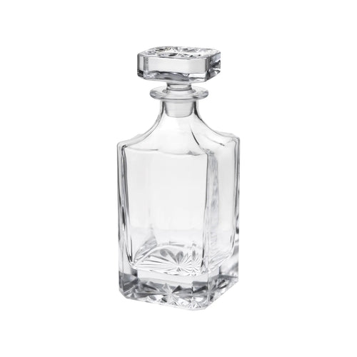 Signature Geometric Glass Decanter
