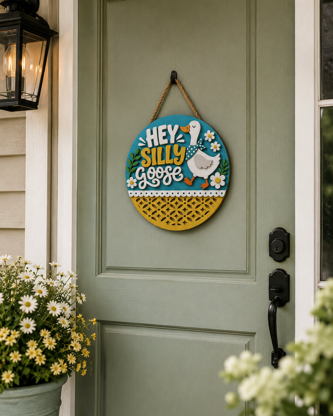 Silly Goose Door Porch Sign